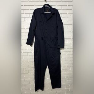 CQR Women’s Utility Coveralls Large Black Tactical Jumpsuit L/R